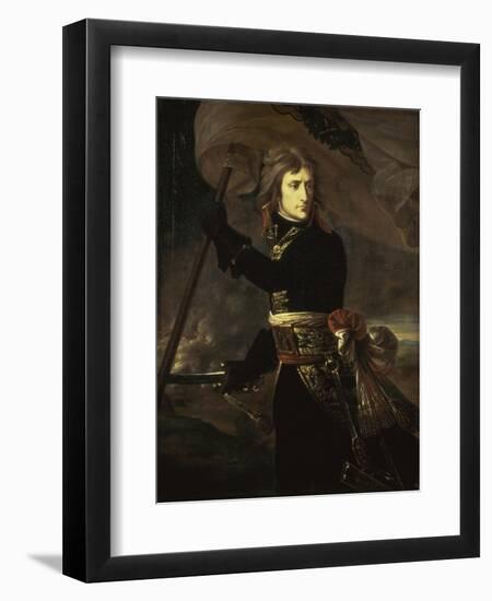 Napoleon on the Bridge at Arcole, c.1797-Antoine-Jean Gros-Framed Giclee Print