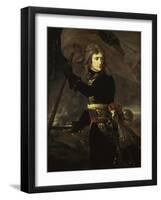 Napoleon on the Bridge at Arcole, c.1797-Antoine-Jean Gros-Framed Giclee Print