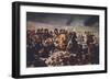 Napoleon on the Field of the Battle of Eylau, 9th February 1807-Antoine-Jean Gros-Framed Giclee Print
