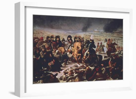 Napoleon on the Field of the Battle of Eylau, 9th February 1807-Antoine-Jean Gros-Framed Giclee Print