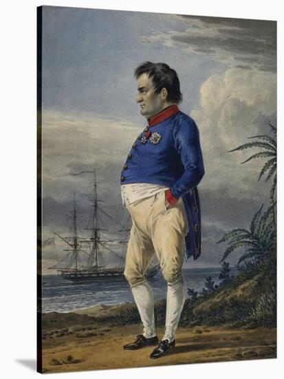 Napoleon on the Island of Saint Helena, Ca, 1820-Alexander Orlowski-Stretched Canvas