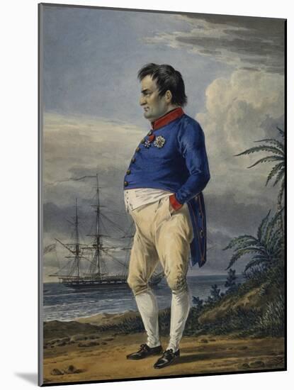 Napoleon on the Island of Saint Helena, Ca, 1820-Alexander Orlowski-Mounted Giclee Print