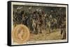 Napoleon on the Morning of the Battle of Austerlitz, 1805-null-Framed Stretched Canvas