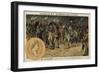 Napoleon on the Morning of the Battle of Austerlitz, 1805-null-Framed Giclee Print