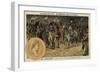 Napoleon on the Morning of the Battle of Austerlitz, 1805-null-Framed Giclee Print