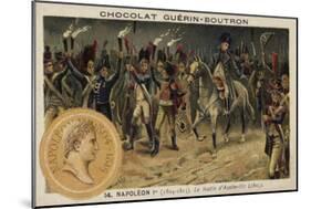 Napoleon on the Morning of the Battle of Austerlitz, 1805-null-Mounted Giclee Print