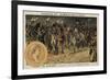 Napoleon on the Morning of the Battle of Austerlitz, 1805-null-Framed Giclee Print