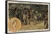 Napoleon on the Morning of the Battle of Austerlitz, 1805-null-Framed Stretched Canvas