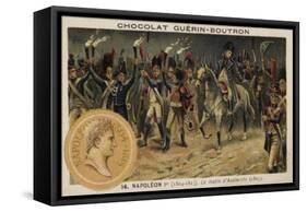 Napoleon on the Morning of the Battle of Austerlitz, 1805-null-Framed Stretched Canvas