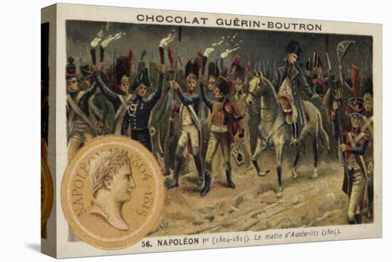 Napoleon on the Morning of the Battle of Austerlitz, 1805-null-Stretched Canvas