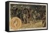 Napoleon on the Morning of the Battle of Austerlitz, 1805-null-Framed Stretched Canvas