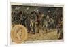 Napoleon on the Morning of the Battle of Austerlitz, 1805-null-Framed Giclee Print