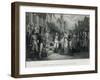 Napoleon Receives the Queen of Prussia at Tilsit, 1807-null-Framed Giclee Print