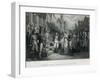 Napoleon Receives the Queen of Prussia at Tilsit, 1807-null-Framed Giclee Print