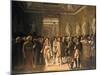 Napoleon Receiving at the Louvre the Deputies of the Army.., 8 December 1804, 1808-Gioacchino Giuseppe Serangeli-Mounted Giclee Print