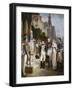 Napoleon Receiving the Queen of Prussia, Tilsit-William Gosse-Framed Giclee Print