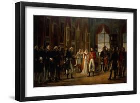 Napoleon Receiving the Senators and Declaring Himself Emperor, 18th May 1804-Rouget-Framed Giclee Print