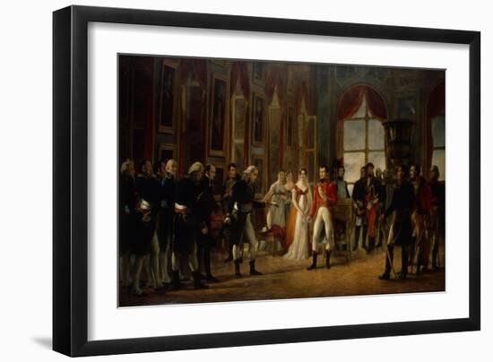 Napoleon Receiving the Senators and Declaring Himself Emperor, 18th May 1804-Rouget-Framed Giclee Print