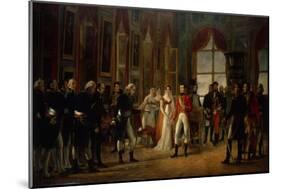 Napoleon Receiving the Senators and Declaring Himself Emperor, 18th May 1804-Rouget-Mounted Giclee Print