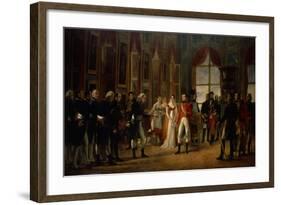 Napoleon Receiving the Senators and Declaring Himself Emperor, 18th May 1804-Rouget-Framed Giclee Print