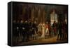 Napoleon Receiving the Senators and Declaring Himself Emperor, 18th May 1804-Rouget-Framed Stretched Canvas