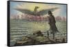 Napoleon Recollecting His Victories-null-Framed Stretched Canvas