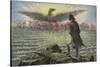 Napoleon Recollecting His Victories-null-Stretched Canvas