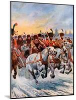 Napoleon Retreating from Moscow, 1812-null-Mounted Giclee Print