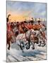 Napoleon Retreating from Moscow, 1812-null-Mounted Giclee Print