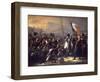 Napoleon Returning from Elba-Charles Auguste Steuben-Framed Giclee Print