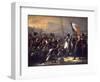 Napoleon Returning from Elba-Charles Auguste Steuben-Framed Giclee Print