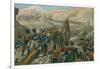 Napoleon's Army Crossing the Great St Bernard Pass into Italy, May 1800-null-Framed Giclee Print