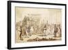 Napoleon's Coach Being Viewed by Fashionable London-Thomas Rowlandson-Framed Giclee Print