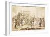 Napoleon's Coach Being Viewed by Fashionable London-Thomas Rowlandson-Framed Giclee Print