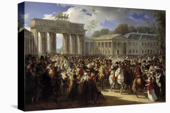 Napoleon's Entry Into Berlin-Charles Meynier-Stretched Canvas