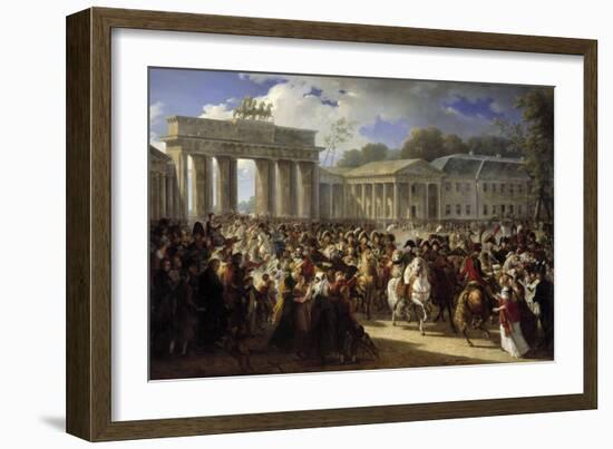 Napoleon's Entry Into Berlin-Charles Meynier-Framed Giclee Print