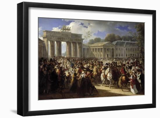 Napoleon's Entry Into Berlin-Charles Meynier-Framed Giclee Print