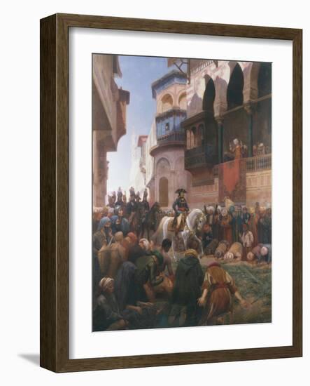 Napoleon's Entry Into Cairo-Gustave Bourgain-Framed Giclee Print