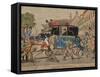 Napoleon's Exile to the Island of Elba-null-Framed Stretched Canvas