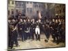 Napoleon's Farewell at Fountainbleau-Horace Vernet-Mounted Giclee Print