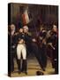Napoleon's Farewell to Imperial Guard, April 20, 1814-Horace Vernet-Stretched Canvas