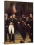 Napoleon's Farewell to Imperial Guard, April 20, 1814-Horace Vernet-Stretched Canvas