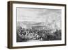 Napoleon's Flight at the Battle of Waterloo, 18 June 1815, 1816-Johann Lorenz Rugendas-Framed Giclee Print