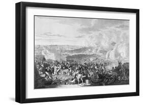 Napoleon's Flight at the Battle of Waterloo, 18 June 1815, 1816-Johann Lorenz Rugendas-Framed Giclee Print