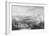 Napoleon's Flight at the Battle of Waterloo, 18 June 1815, 1816-Johann Lorenz Rugendas-Framed Giclee Print