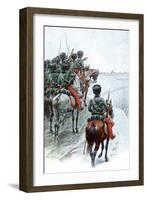 Napoleon's Grande Armee Catching Sight of Moscow, 1812 (Late 19th Centur)-null-Framed Giclee Print