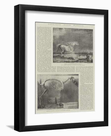 Napoleon's Horse, Marengo-James Ward-Framed Giclee Print