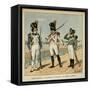 Napoleon's Imperial Guard: 1st Regiment Grenadier and Pupils of the 2nd Regiment-Louis Bombled-Framed Stretched Canvas