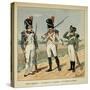 Napoleon's Imperial Guard: 1st Regiment Grenadier and Pupils of the 2nd Regiment-Louis Bombled-Stretched Canvas