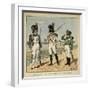 Napoleon's Imperial Guard: 1st Regiment Grenadier and Pupils of the 2nd Regiment-Louis Bombled-Framed Art Print